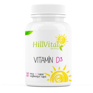Vitamín D3 60 kapslí