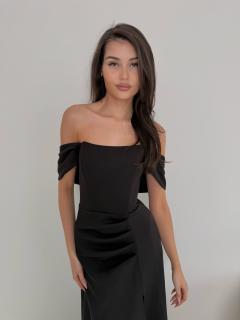 Šaty ALYNE černé VELIKOST: XS