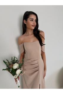 Šaty ALYNE dark nude VELIKOST: S