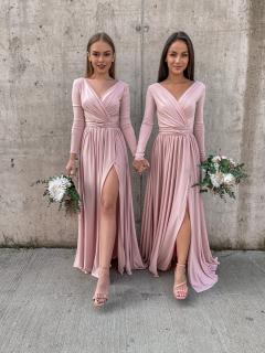 Šaty JULIETTE CLASSIC světle růžové VELIKOST: XS/S