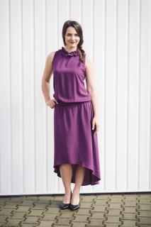Viola dlouhé letní šaty fialové Velikost: 34
