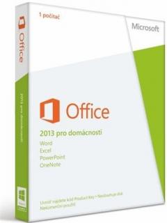 Microsoft Office 2013 - Pro studenty a domácnost - Elektronická licence CZ 79G-03683