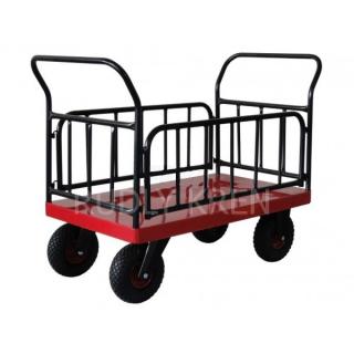 Přepravní vozík OPRO 503/II/B, 800 x 1200 Ložiska: Jehlové, Provedení kola: Nafukovací