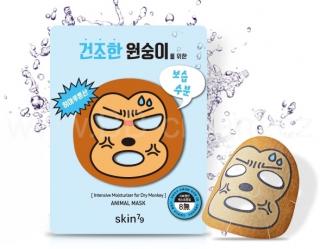 Animal Mask - Dry Monkey  Plátýnková pleťová maska