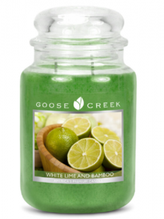 Goose Creek - Bílá limonáda s bambusem  Svíčka ve skle 680 g