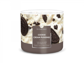 Goose Creek - Krémový pudink ze sušenek  Aromatická svíčka ve skle 411 g