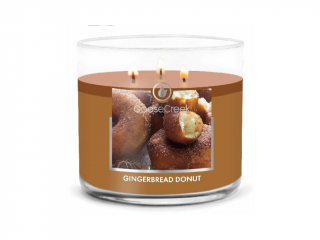 Goose Creek - Perníková kobliha  Aromatická svíčka ve skle 411 g