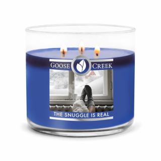 Goose Creek -  Přitulení  Aromatická svíčka ve skle 411 g