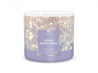 Goose Creek - Vanilkový sněhoví andělé  Aromatická svíčka ve skle 411 g