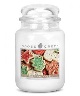 Goose Creek - Vánoční Cookies Aromatická svíčka ve skle 680 g
