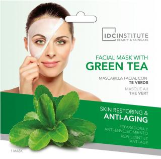 IDC Institute - Pleťová maska s výtažkem ze zeleného čaje  Pleťová maska 22 g