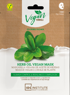 IDC Institute - Pleťová maska Vegan s bylinným olejem  Pleťová maska 25 g