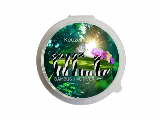 Kouzelná Víla - BAMBUS A VETIVER  Sójový vonný vosk do aromalampy 20g