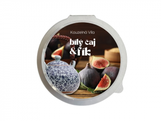 Kouzelná Víla - BÍLÝ ČAJ A FÍK  Sójový vonný vosk do aromalampy 20g