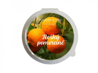 Kouzelná Víla - HOŘKÝ POMERANČ  Sójový vonný vosk do aromalampy 20g
