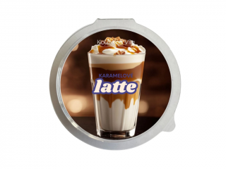 Kouzelná Víla - KARAMELOVÉ LATTE  Sójový vonný vosk do aromalampy 20g
