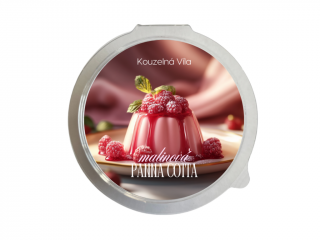 Kouzelná Víla - MALINOVÁ PANNA COTTA  Sójový vonný vosk do aromalampy 20g