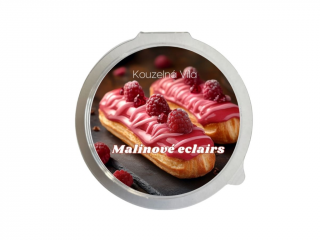 Kouzelná Víla - MALINOVÉ ECLAIRS  Sójový vonný vosk do aromalampy 20g