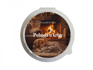 Kouzelná Víla - POHODA U KRBU  Sójový vonný vosk do aromalampy 20g
