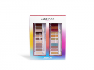 Magic Studio - COLORFUL MATTE vs METAL EYESHADOW PALET  Dárková sada