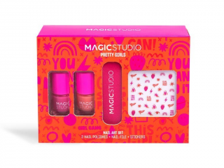 Magic Studio - PRETTY GIRLS NAILS ART SET  Dárková sada
