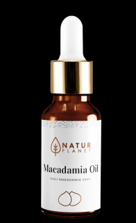 Natur Planet - Makadamiový olej  Přírodní Makadamiový olej Objem: 30 ml