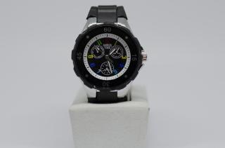 AMBER TIME silikonové hodinky - unisex Černá