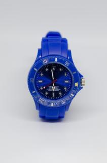 Silikonové hodinky - modré Modrá