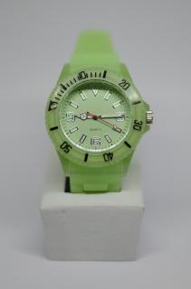 Silikonové hodinky - unisex Zelená