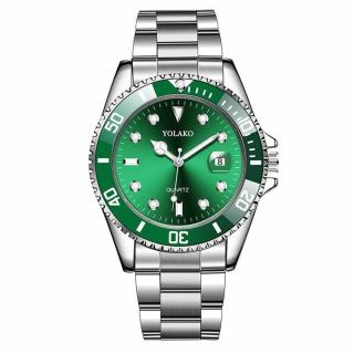 YOLAKO náramkové hodinky- mix barev Zelená