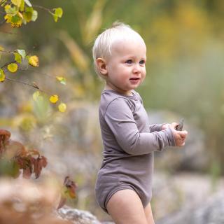 Celoroční merino body kávové Velikost: 68/74/80