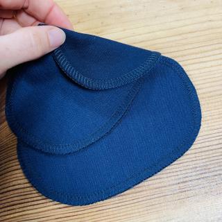 Merino záplata tmavě modrá - pár