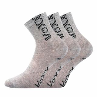 Ponožky Adventurik šedé - 3páry Velikost: 25-29