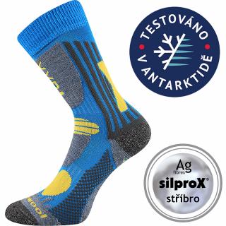 Zimní MERINO ponožky Voxx Vision modrá Velikost: 30-34