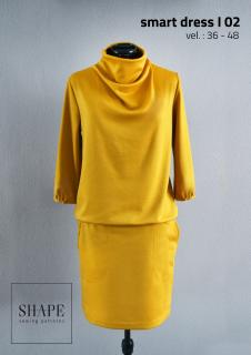 STŘIH - dámské šaty smart dress vel. 36 - 48