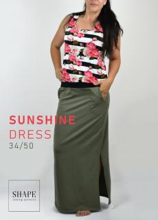 STŘIH - dámské šaty SUNSHINE DRESS vel. 34 - 50