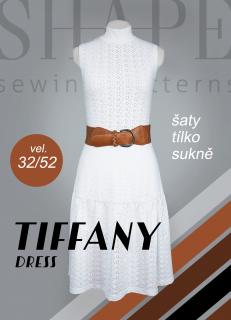 STŘIH - dámské šaty, tílko, sukně TIFFANY DRESS vel. 32 - 52