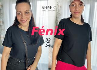 STŘIH - dámské volné triko FÉNIX vel.: 32 - 54