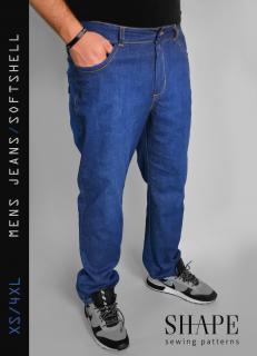 STŘIH - pánské kalhoty mens jeans/softshell