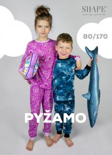 STŘIH ZDARMA - dětské pyžamo 80 - 170