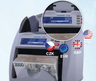 Počítačka bankovek DORS 750