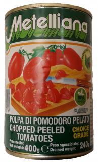 Zeleninové sterilované konzervy Druh: Sekaná rajčata