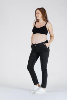 Cache Coeur Těhotenské džíny Sharon černé Velikost: XL, Délka kalhot: Regular