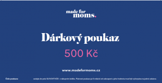 Dárkový poukaz 500 Kč Poukaz: Tištěný