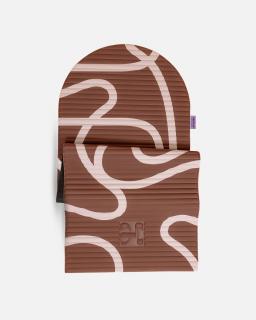 Hercule Studio Podložka na cvičení ARCHY Bari Choco Print