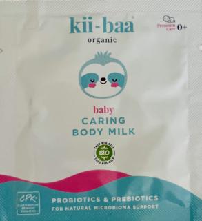 kii-baa Přírodní dětské tělové mléko VZOREK
