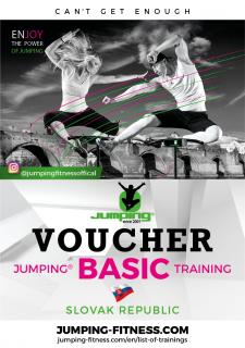 Jumping® Fitness Jumping® BASIC Školení VOUCHER - Slovensko