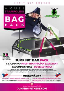 Jumping® Fitness Trampolína EXCELLENT Bag Pack Green - Ø 120 Barva: Růžová