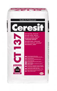 Ceresit CT 137 Minerální omítka 25kg Velikost zrna: 1,5 mm