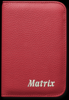 WALES s výšivkou textu barva: červená, Branding: výšivka, Typ písma: Matrix